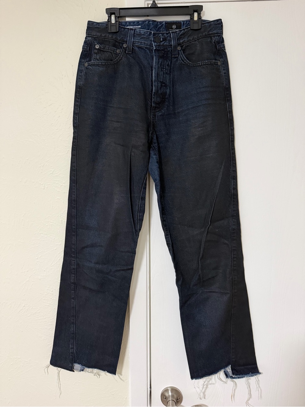 AG - Women’s Cropped Coated Jeans